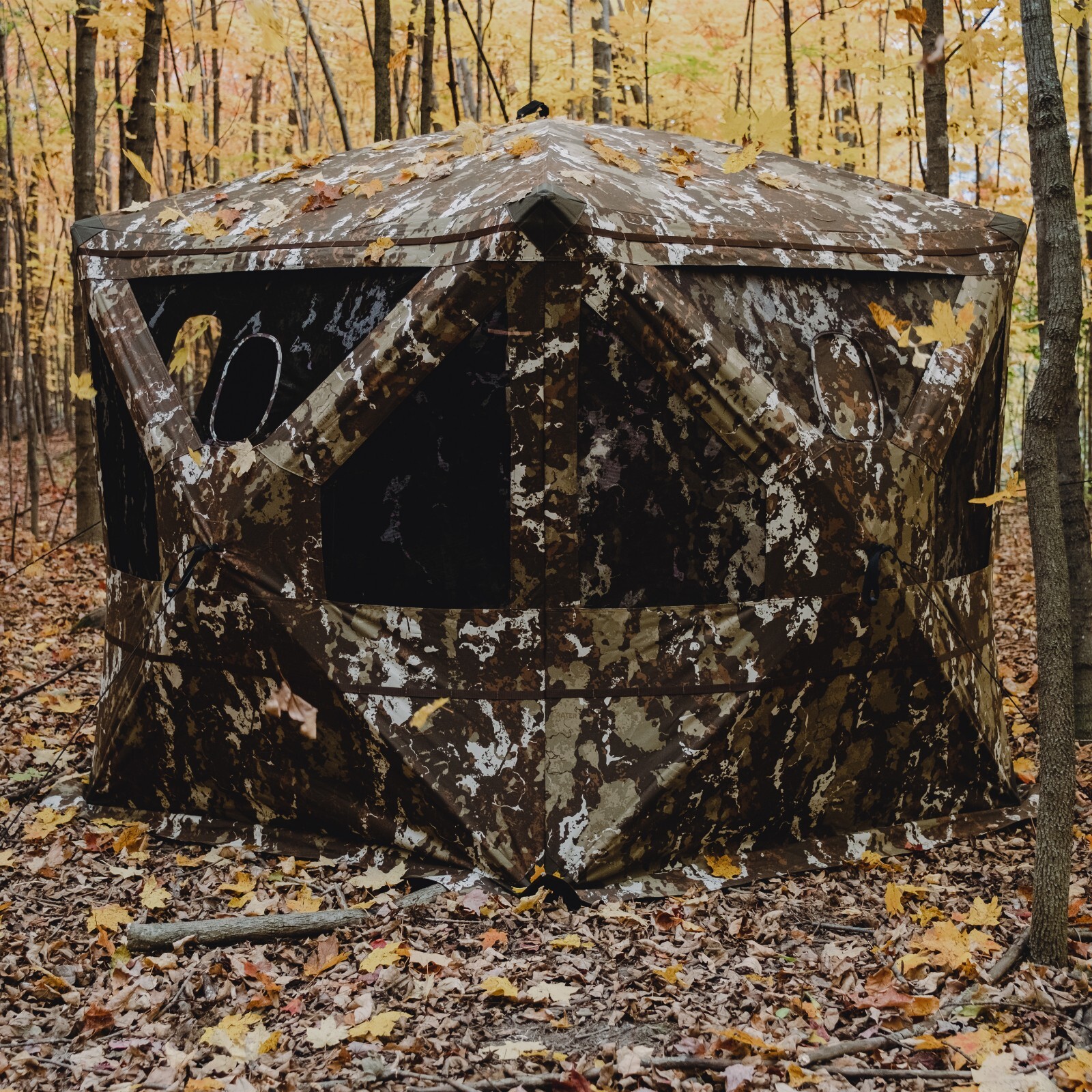 Barronett Blinds Pentagon Heavy-Duty Portable Hunting Hub Blind, 4-Person