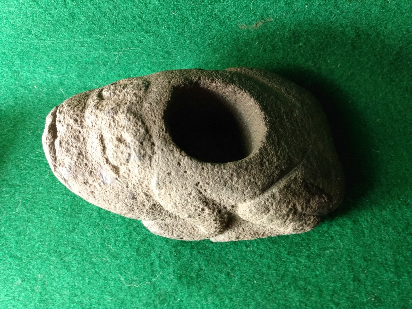 Tlingit Northwest Coast Stone Frog Form Tobacco Mortar