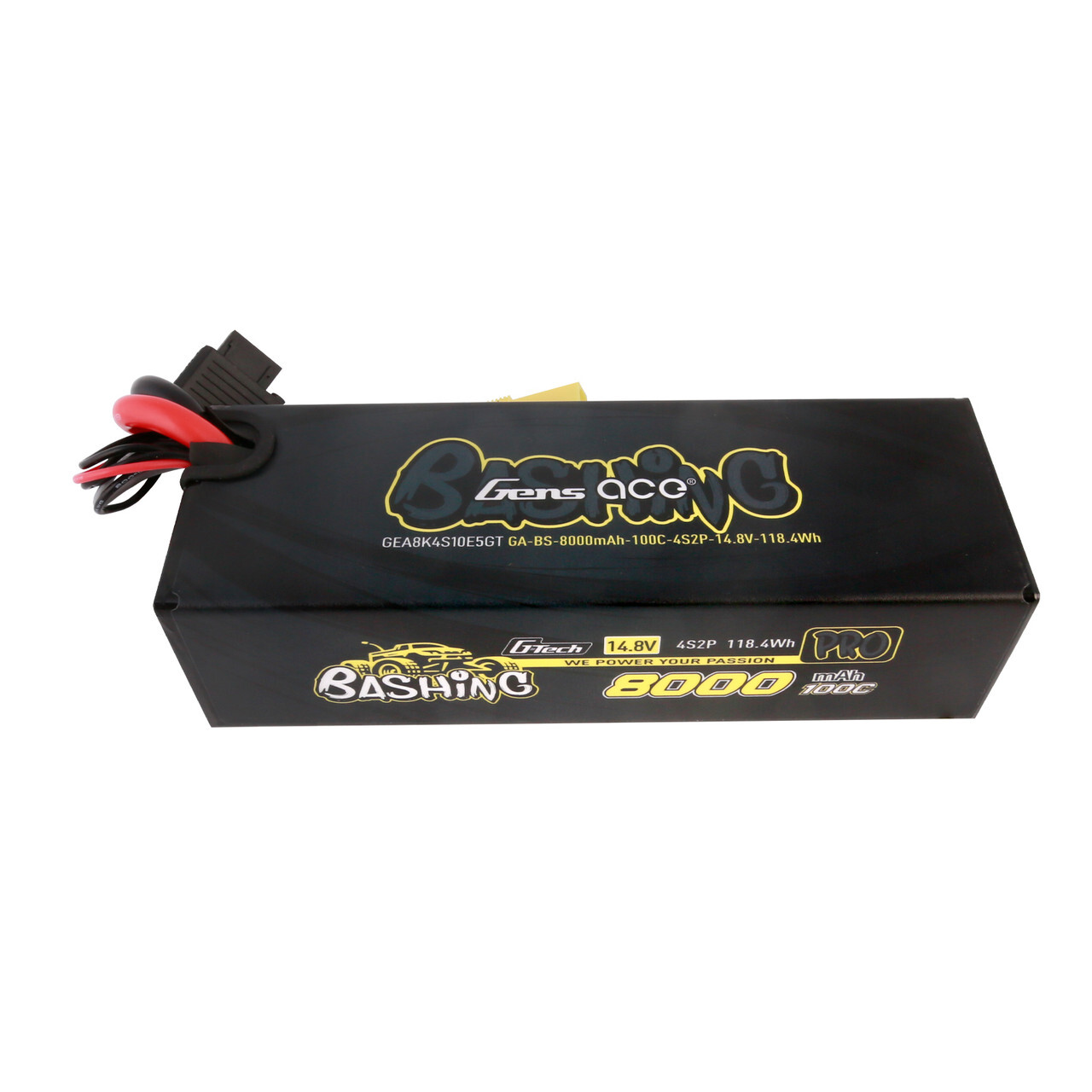 2X Gens Ace Bashing G-Tech 14.8v 100C 8000mAh 4S Lipo Battery EC5 For Arrma Car