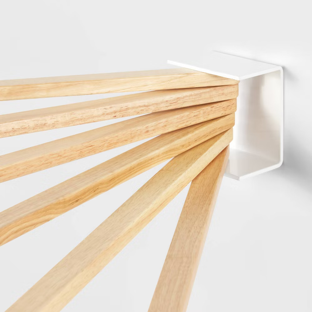 Small Space Wall Mounted Drying Rack White - Brightroom