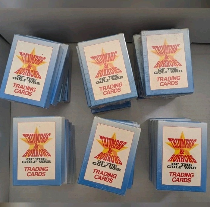 Brand New Triumphs & Horrors Of The Gulf War Trading Cards 50 Card Set Sealed