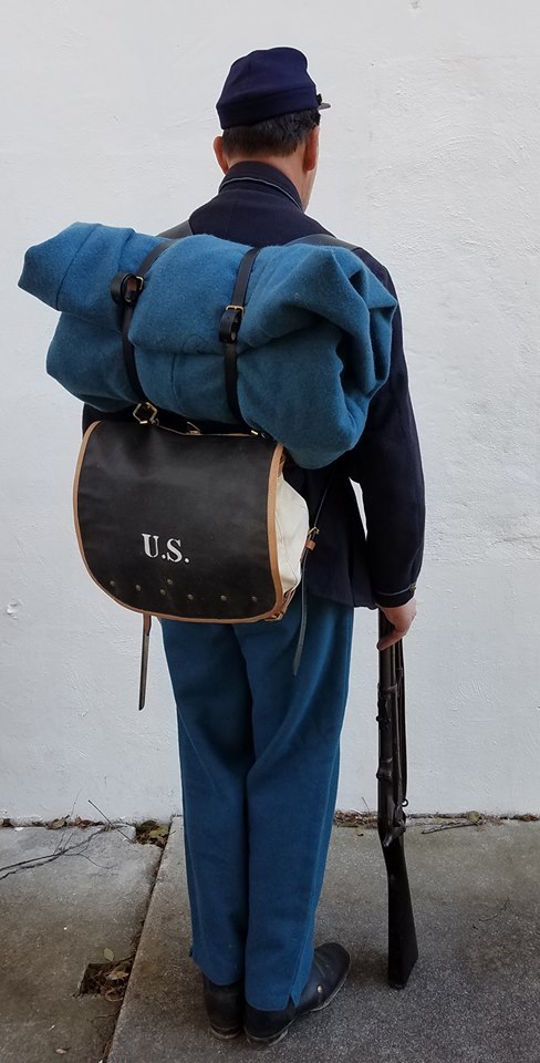 Leather Coat Straps for M1872 Valise Equipment - One Pair