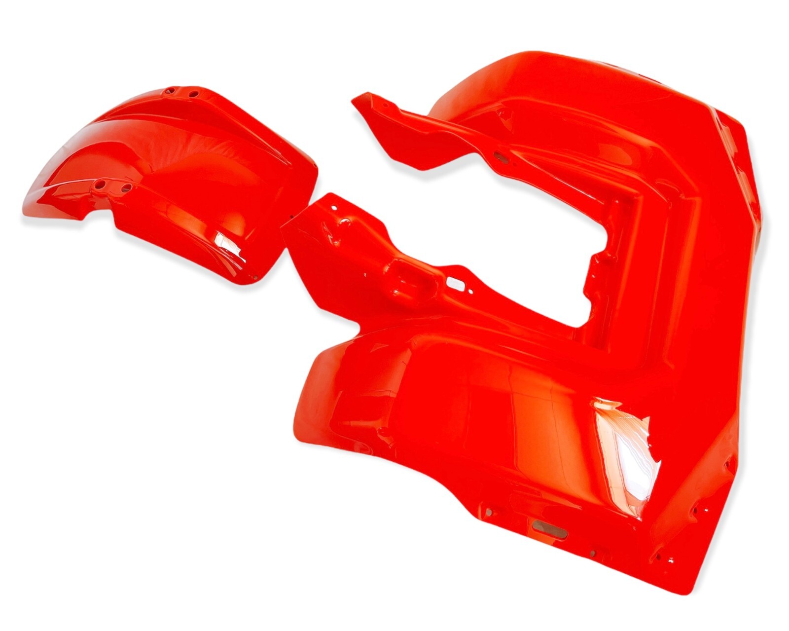 KTX Pro for Honda atc 200S plastic front & rear fender RED  84 - 86