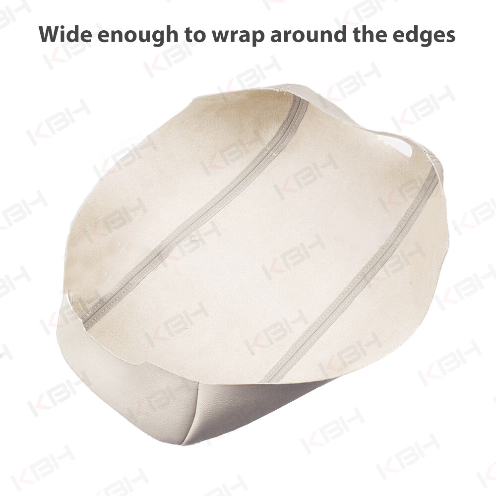 Fit 2001-2003 Lexus LS430 Center Console Lid Armrest PU Leather Cover Trim Ivory