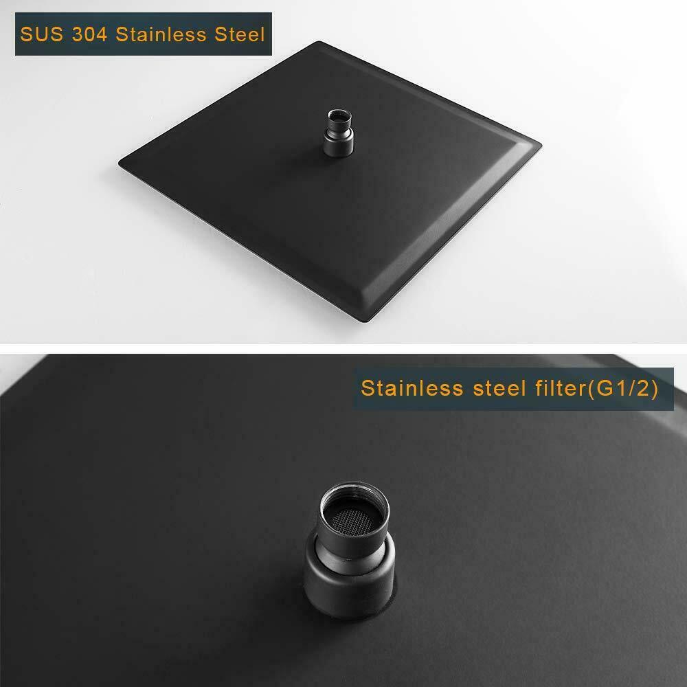 Stainless steel Rainfall Shower Head Ultrathin Rain Shower head High Pressure