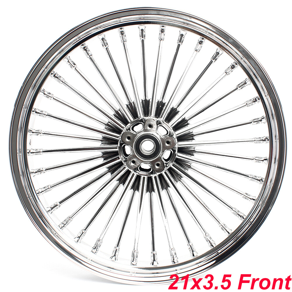 21x3.5 16x3.5 Fat Spoke Wheel for Harley Touring Road King Electra Glide Classic