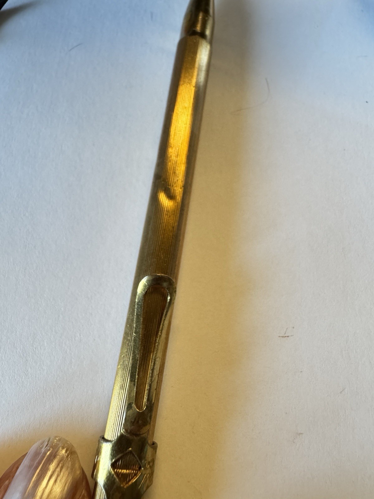 1915 Blaisdell Mechanical Pencil Co Gold Tone Plated - Rare Antique Parts Repair