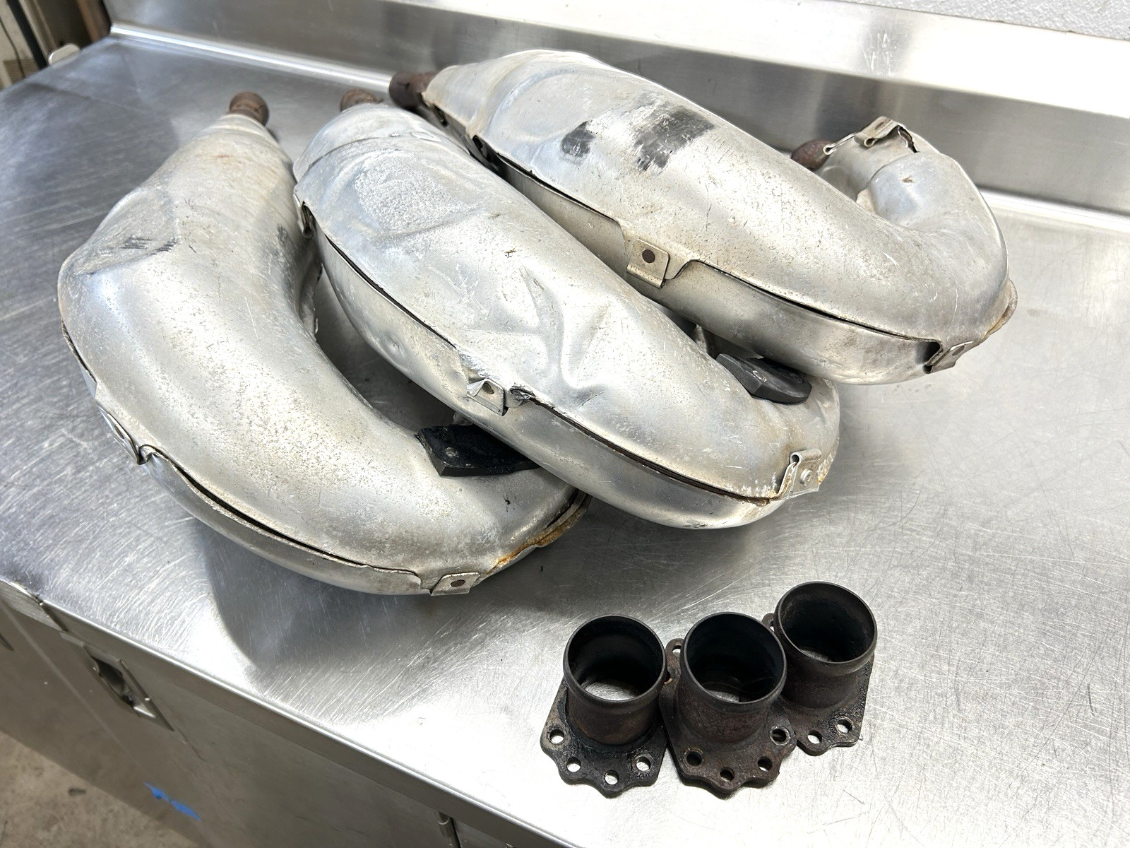 1997 Ski Doo Mach 1 700 TRIPLE EXHAUST TUNED PIPE EXPANSION PTO C MAG PIPES