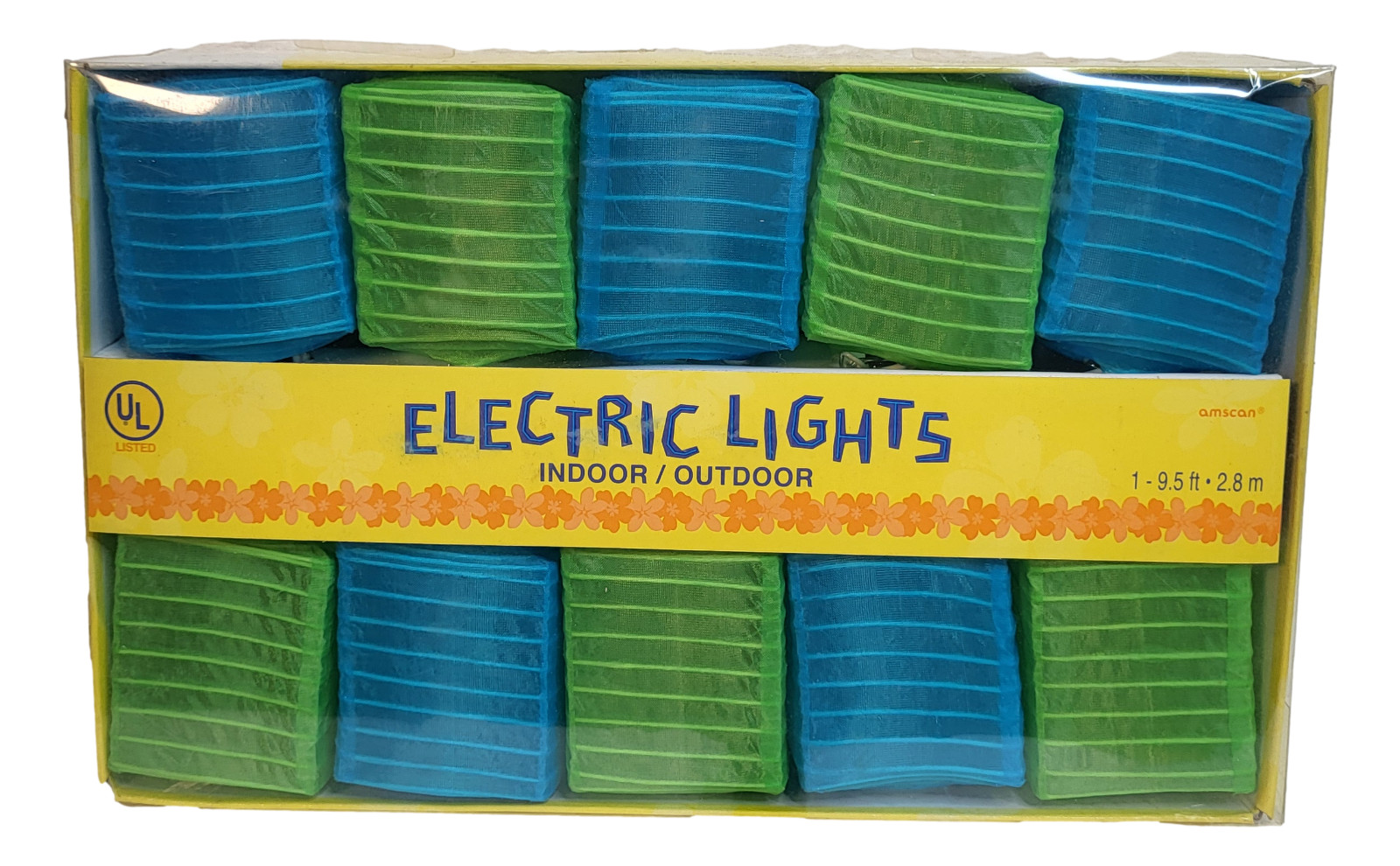 2-Packs 10 Light Patio Party String Lights Set Multi Color