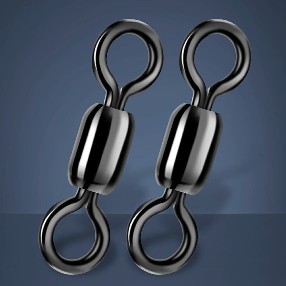 Heavy Crane Swivels 50~200Pcs Swivels Fishing Tackle Fishing Line Hook Connector