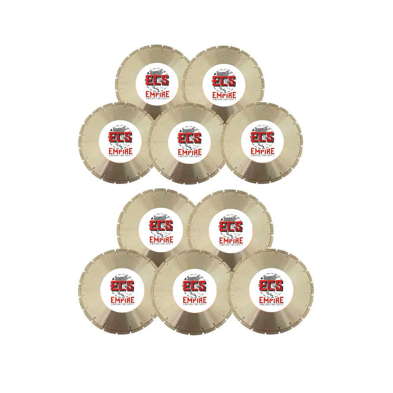 14" Segmented Diamond Saw Blades (10pk) for Concrete Masonry + FREE SHIPPING