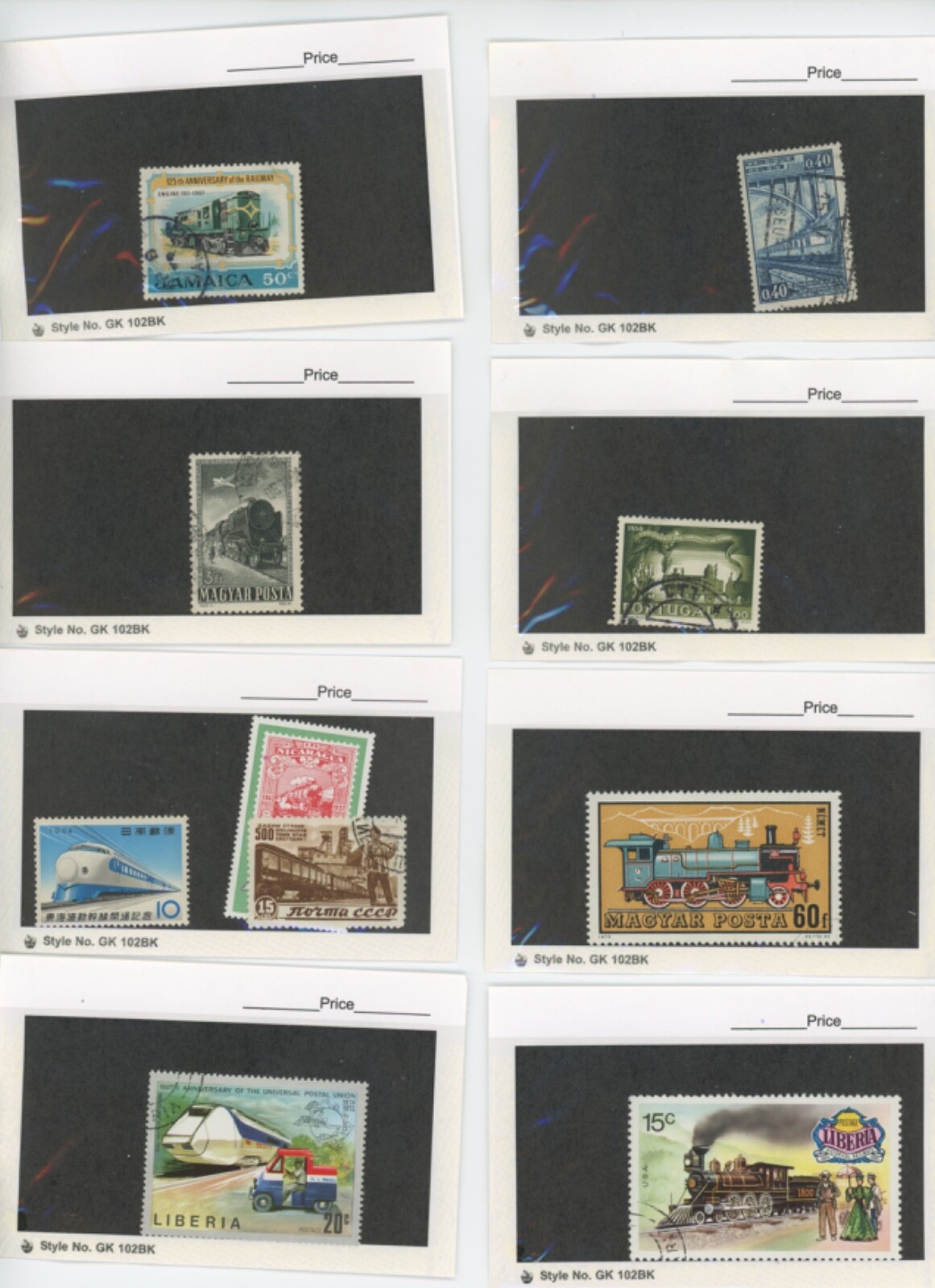 Worldwide Stamps Trains Topical TRAINS Stamps and mini-sheets (mb28