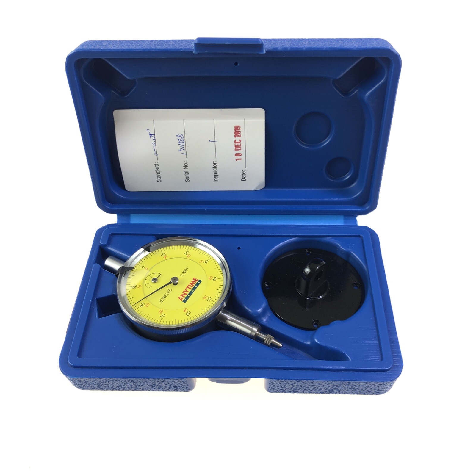 Dial Indicator 0-0.25" Analog 0.00001" Good on Bore Gauges Anytime Tools