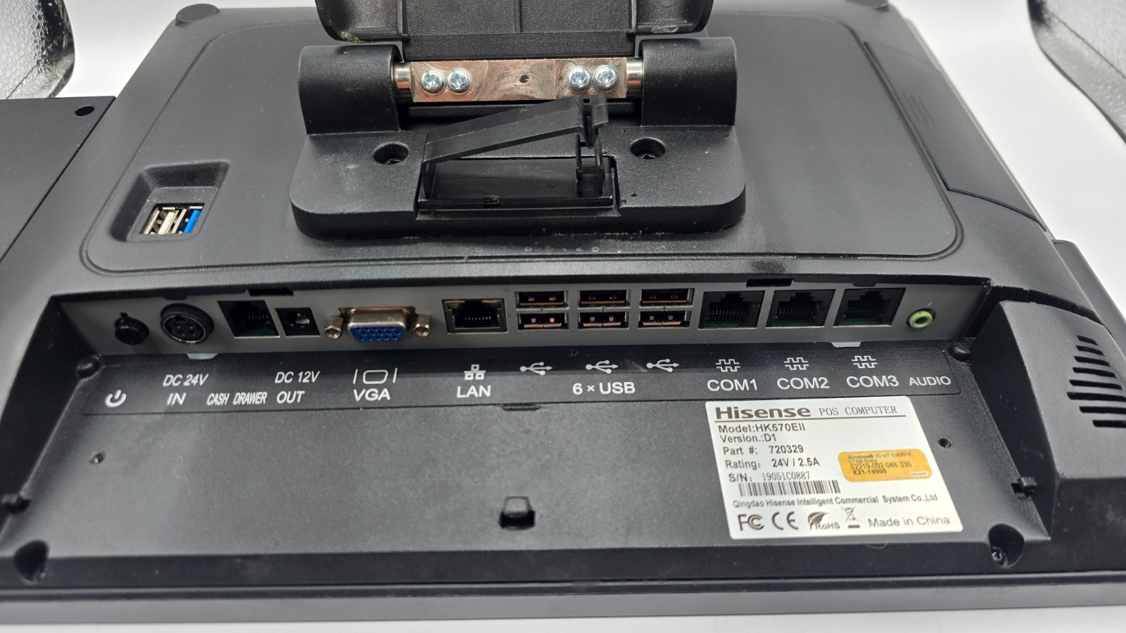 Hisense POS Terminal HK570EII 720329 4gb 240gb SSD Win 10 Pro Read