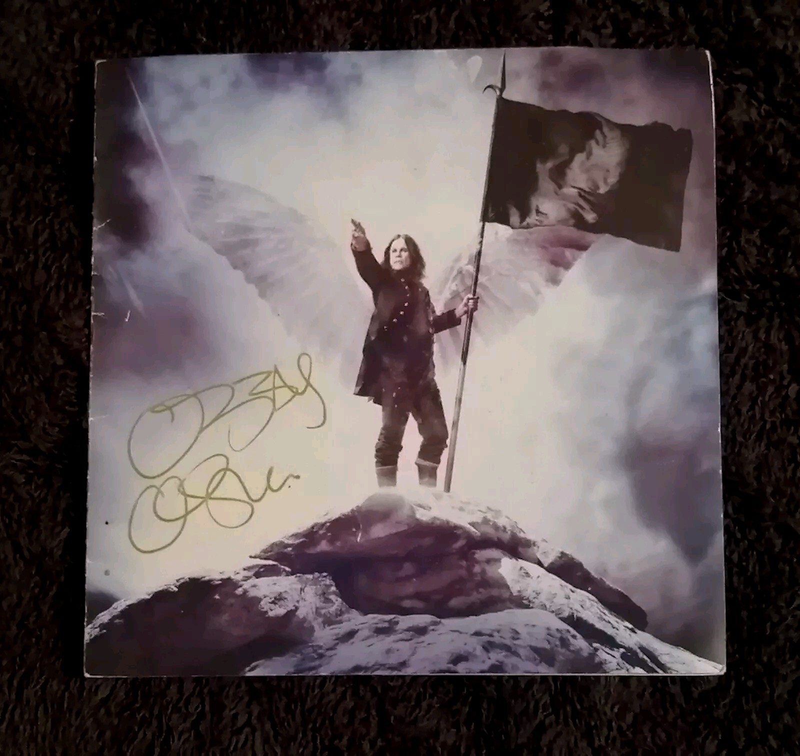 OZZY OSBOURNE IN STORE "SCREAM" CD (COVER ONLY) w/ POSTER back to the beginning