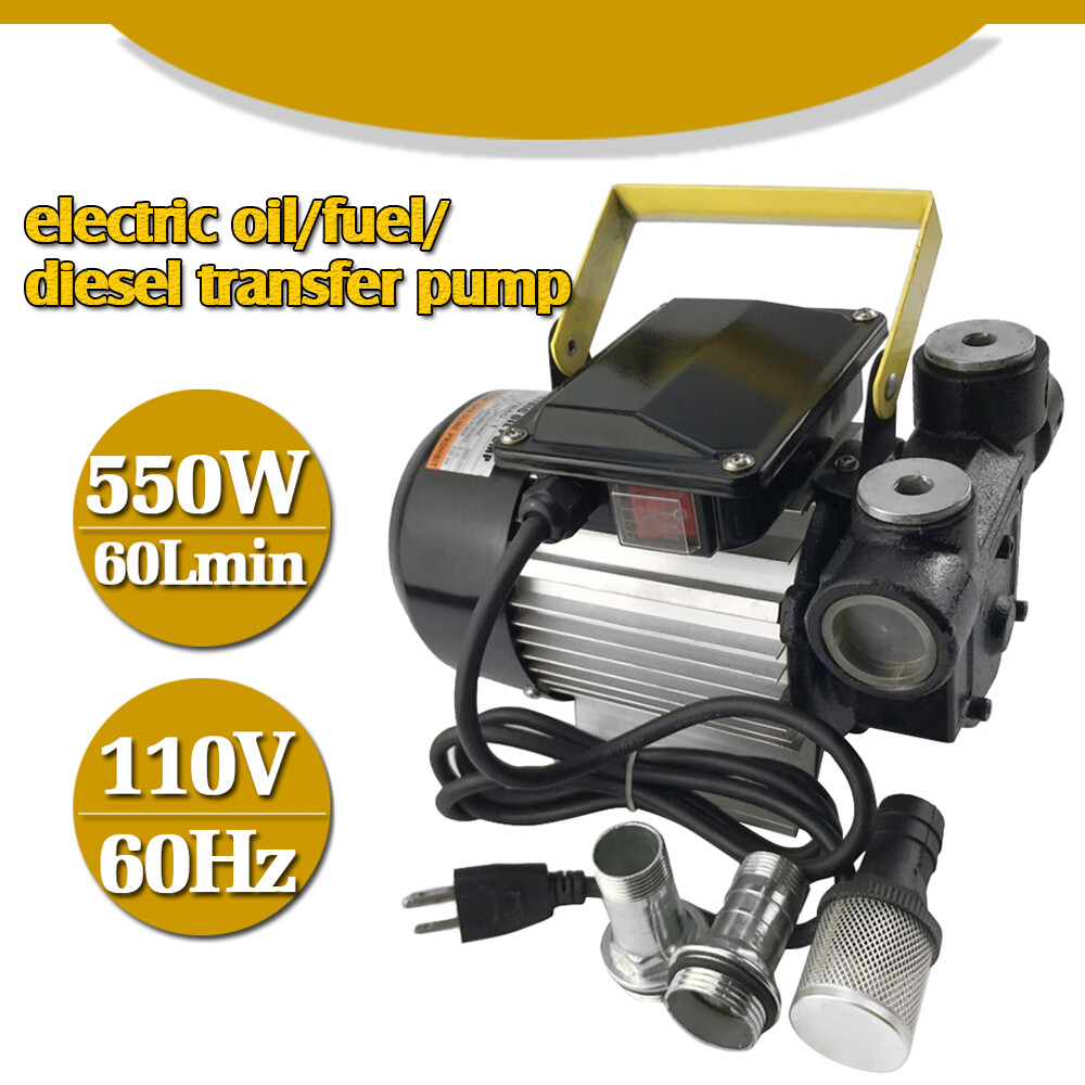 110V AC 16GPM Oil Transfer Pump Fuel Diesel Kerosene Biodiesel Pump Self Priming
