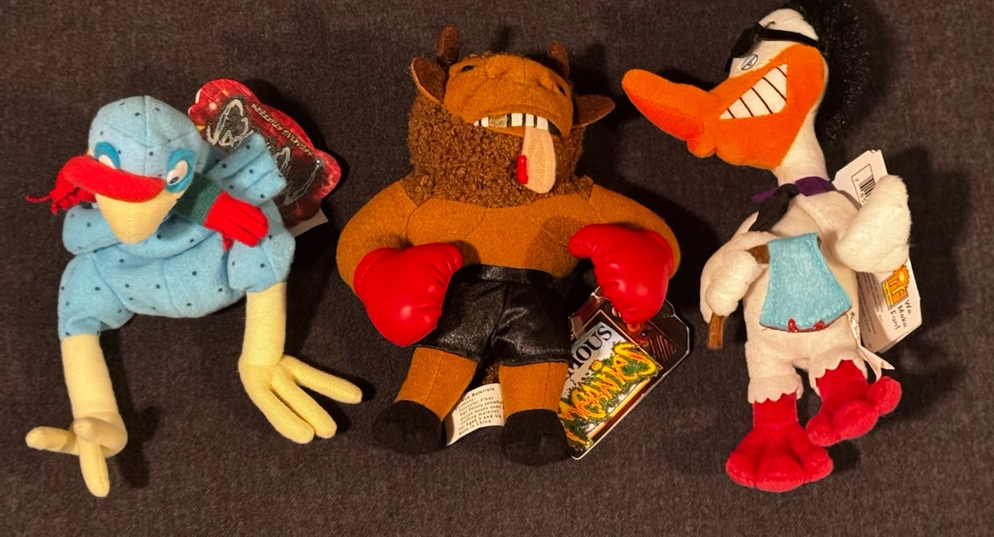 NEW Lot x17 Meanies Stuffed Beanie Plush Series 1 /2/INfamous NWT Rare