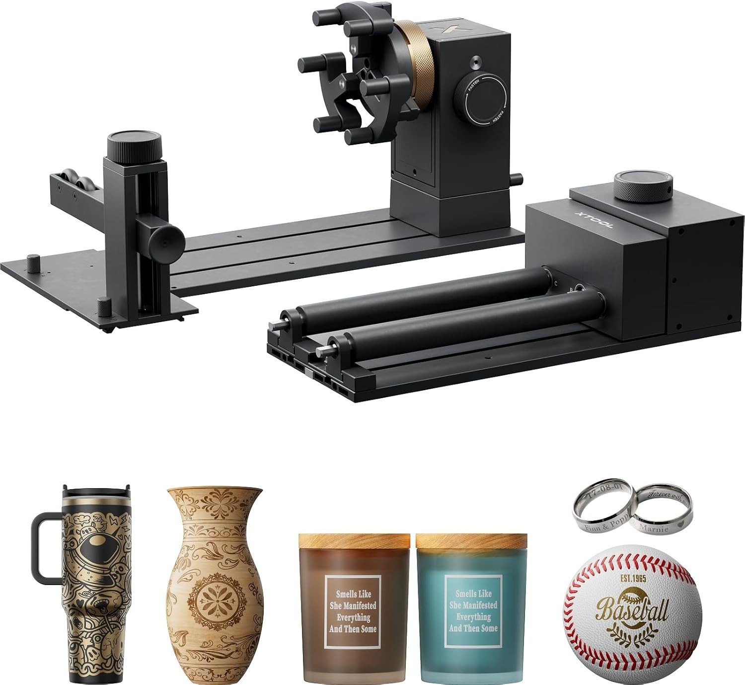 xTool RA3 World's First Smart MagSwap Rotary Attachment for xTool P3, F2