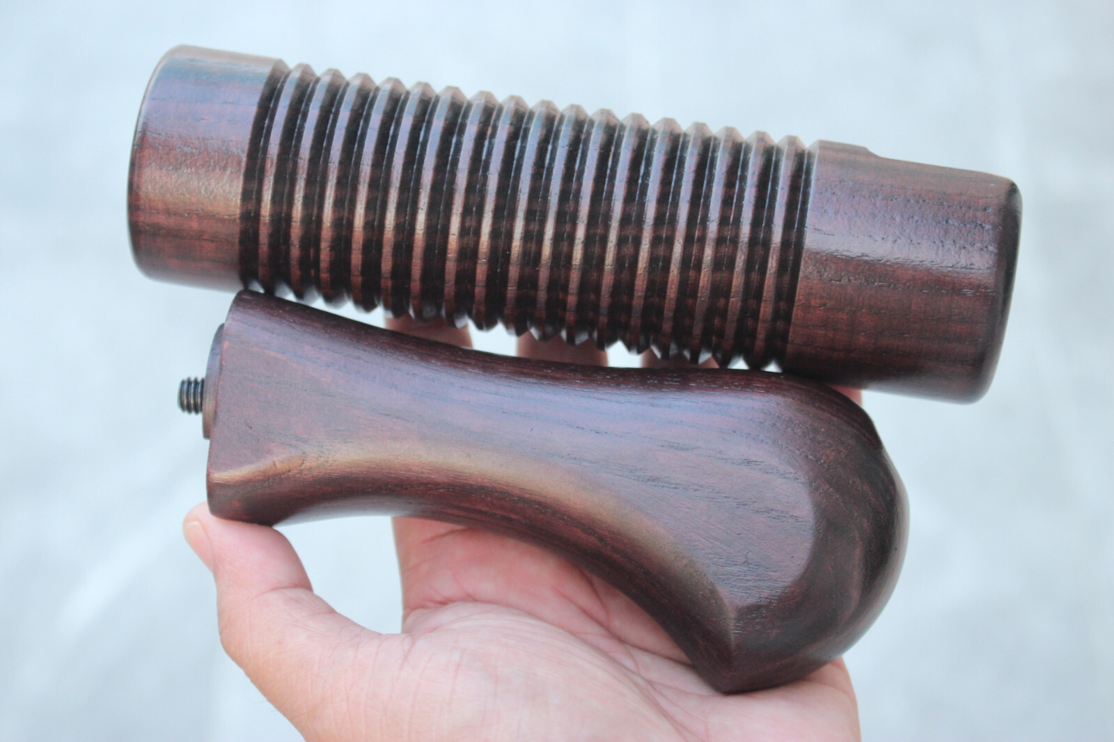 MOSSBERG SHOCKWAVE MODEL 590 12 GA FOREND & WOOD STOCK FURNITURE VTG NICE GIFT