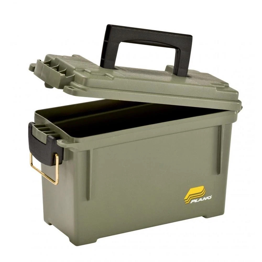 Ammo Storage Box 4 Quart Field OD Green Military Utility Can