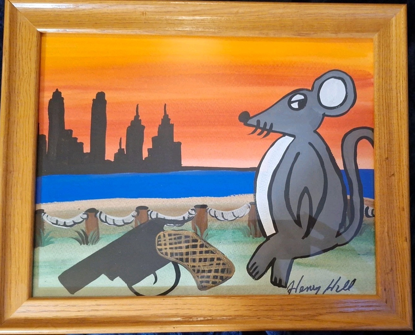 Goodfellas Wiseguy Mobster Henry Hill Authentic Orig Art: Being a Gangster Is...