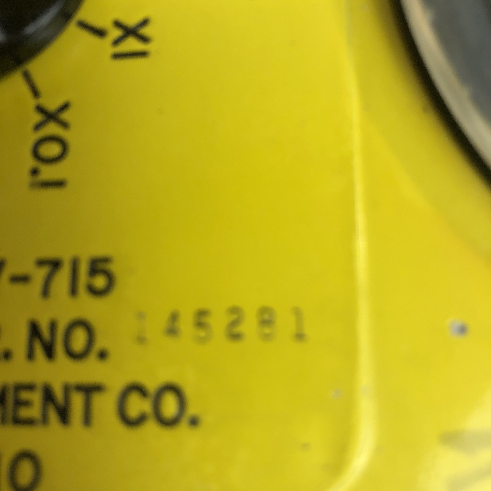 Victoreen CDV-715 Civil Defense Radiation Survey Meter Cold War Fallout Shelter