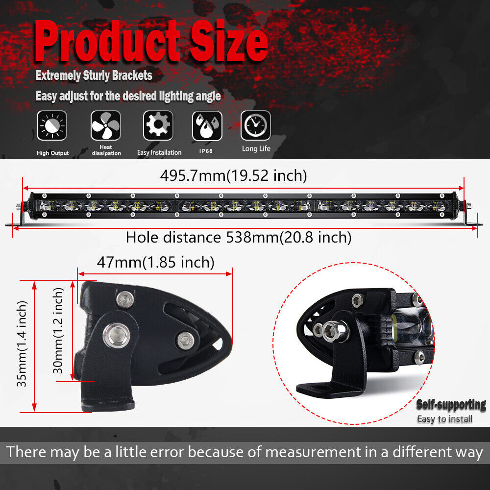 Fit Can-Am Maverick X3 Roof 6D 50" +7" LED Light Bar+4" Dual Color Pods Wire Kit