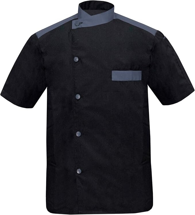 Men's Chef Coat Short Sleeves coat Jacket for All Type Of Kitchens