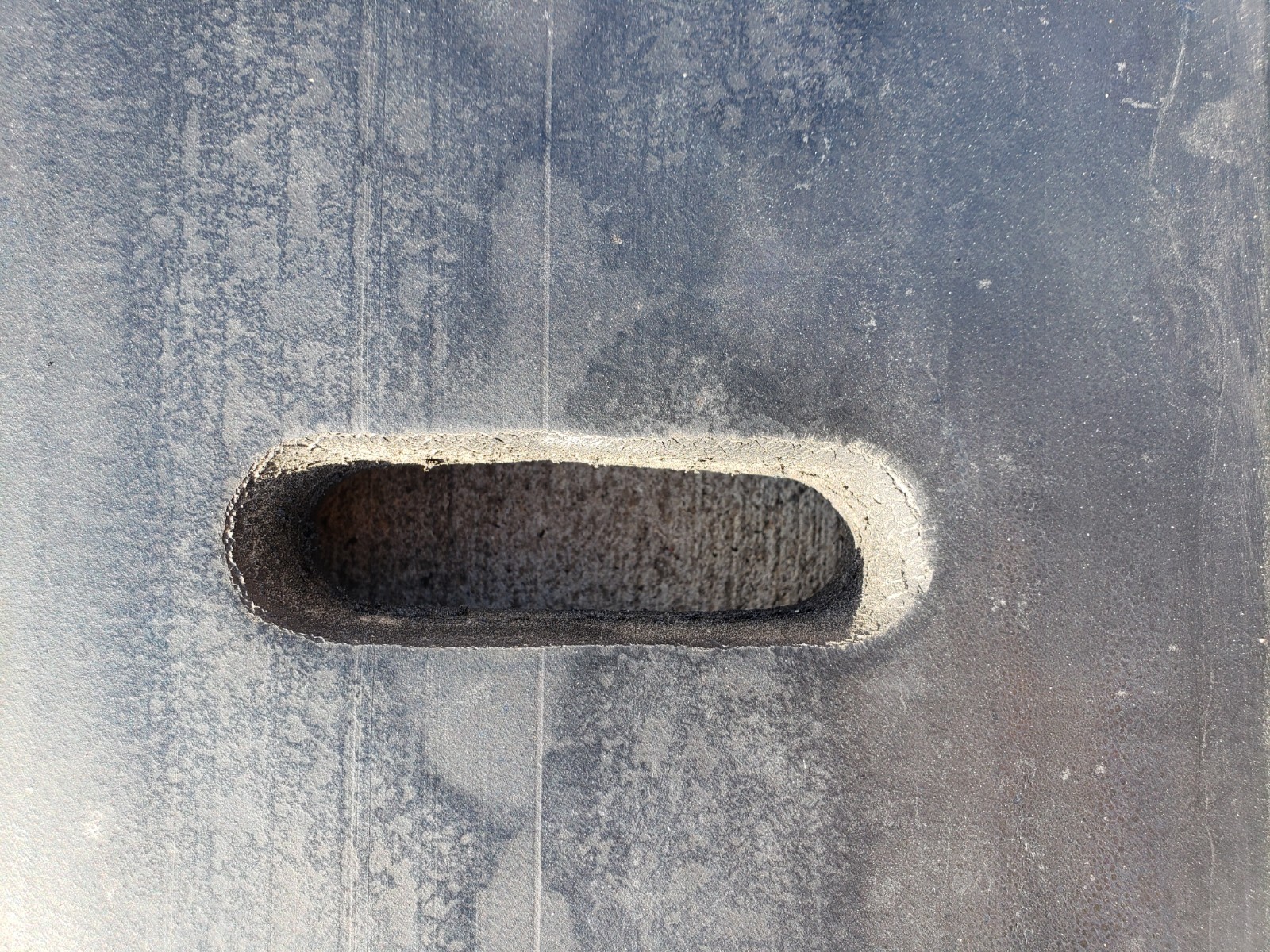 1-1/2 X 8" RUBBER EDGE FOR 14FT SNOW PUSHER RUBBER, SNOW PLOW, PROTECH - 163.75"