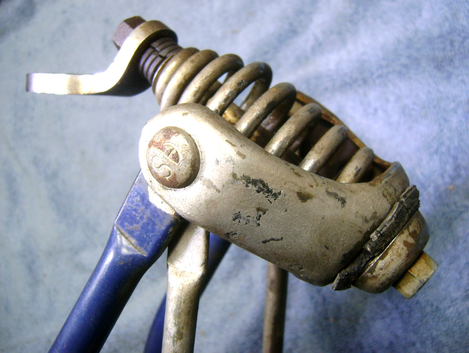 Original Schwinn 26" Springer Fork, with Key Lock, But NO Key