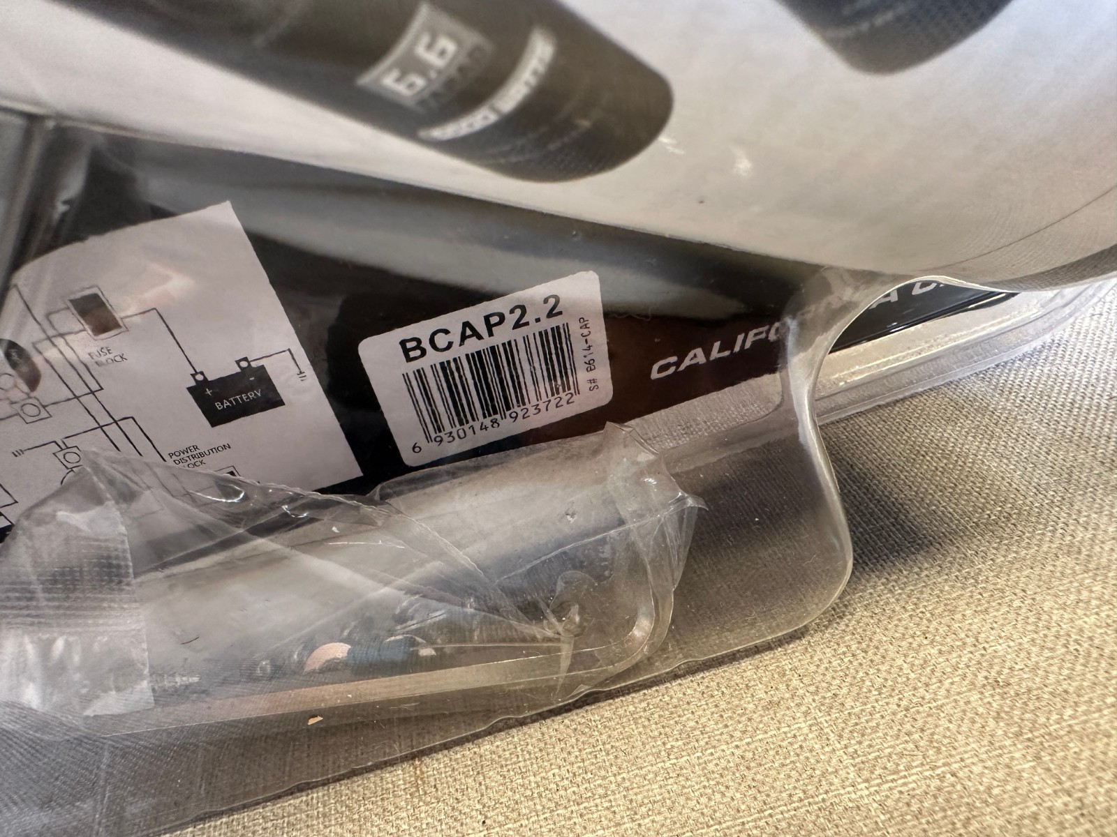 NEW Bullz Audio 2.2 Farad Car Audio Capacitor 2200 Watts Digital Display 2F 2.2F