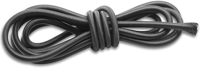 3/4" 50ft Bungee Shock Cord Black Marine Grade Heavy Duty Tie Down Rope