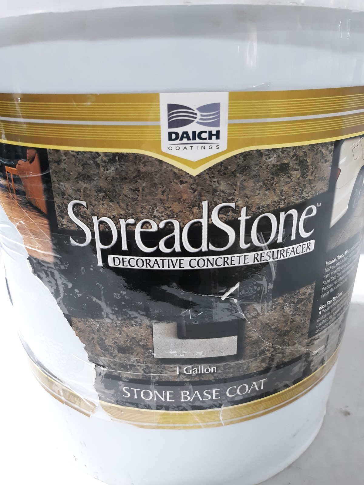 Daich Coatings SpreadStone 1 Gal Decorative Concrete Resurfacer Stone Base Coat