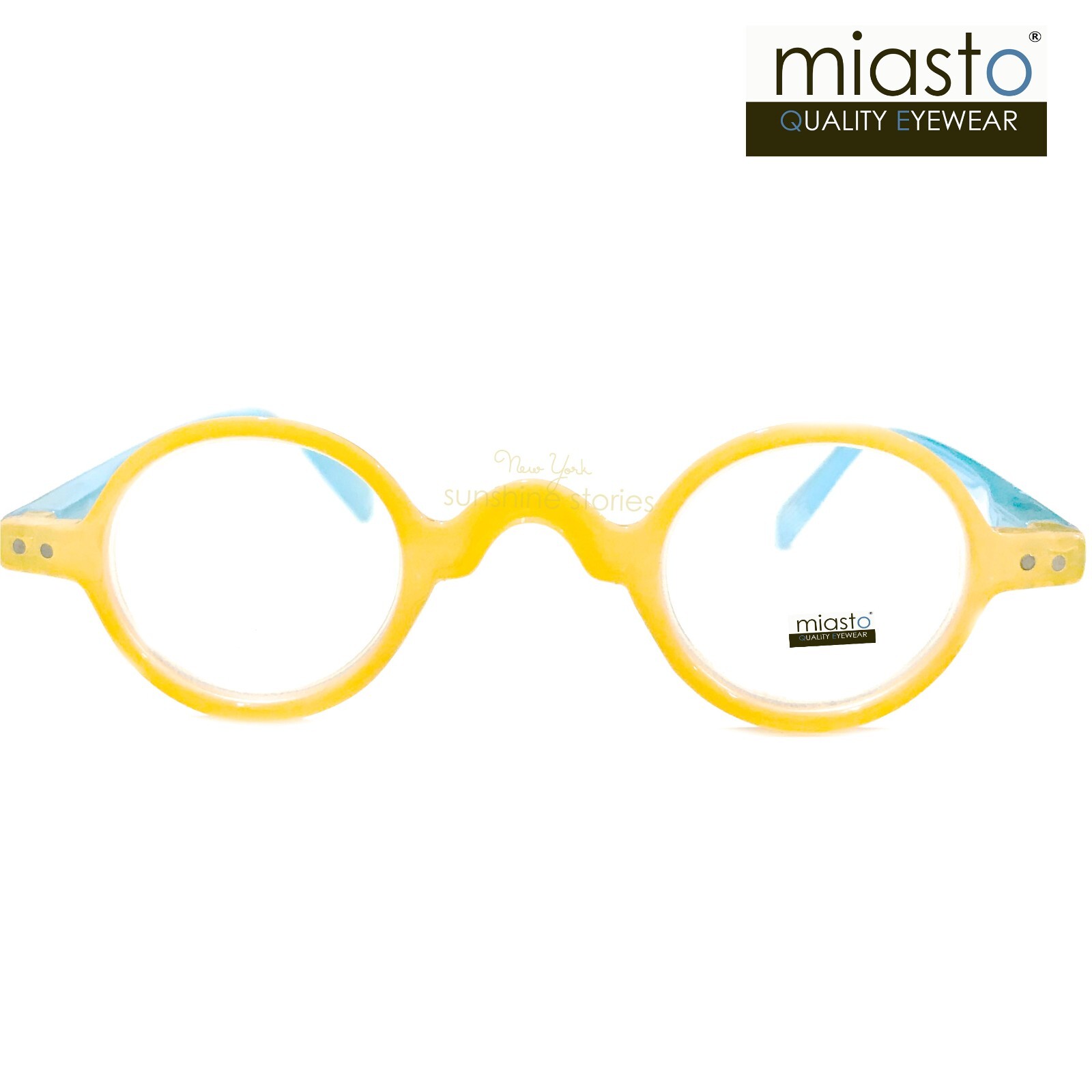 MIASTO "MINI ITALY" EXTRA SMALL ROUND RETRO BOHO VINTAGE READERS READING GLASSES