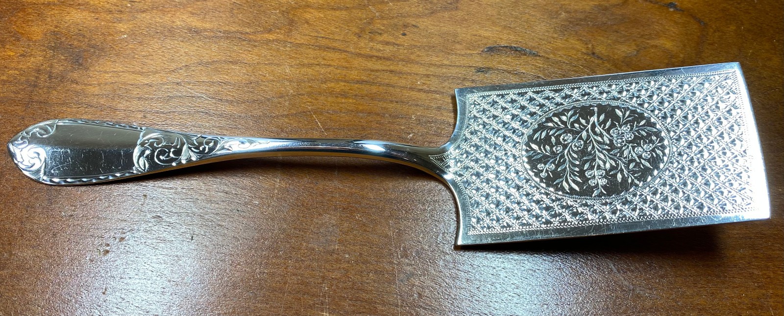 S Kirk & Son Early Coin Silver Cake Pie Dessert Fish Spatula Server Lifter 10/15