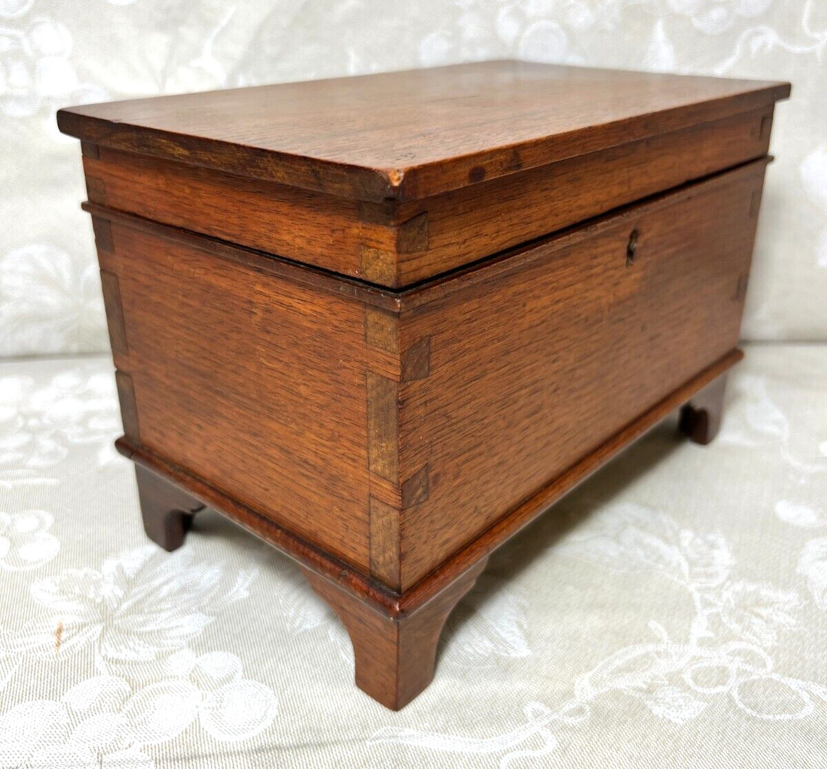 Diminutive Blanket Chest Probably made by a Cabinet Maker No Key