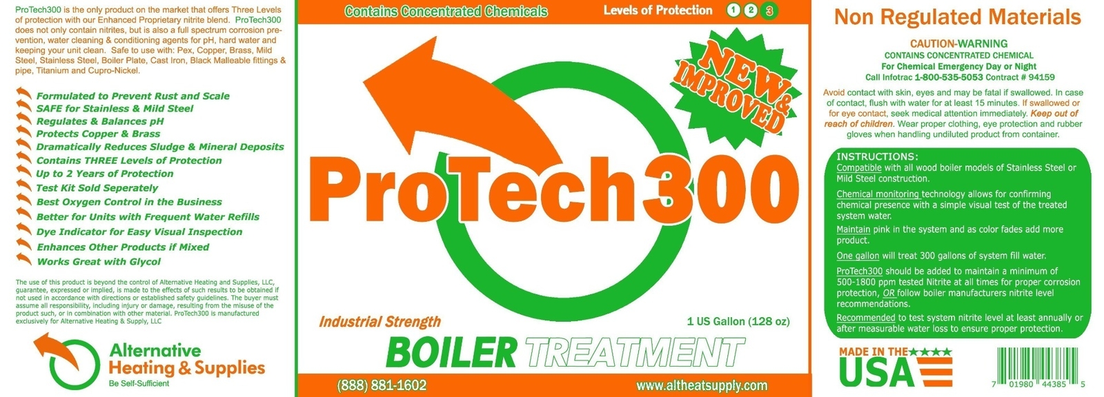 Outdoor Wood Boiler Treatment ProTech300 Rust Inhibitor 2 pack