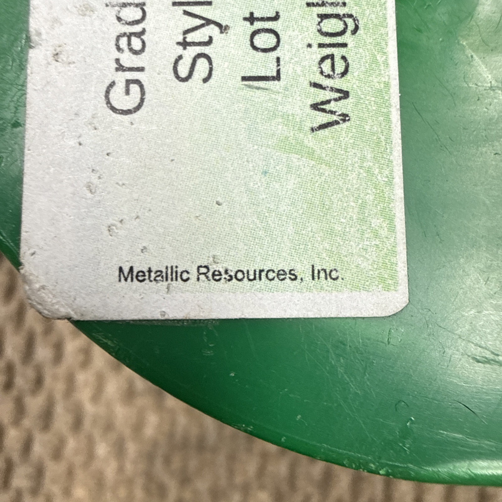 Solder Roll .125 Diameter Grade SAC 0307 5 Lbs Spool Opened 5lbs .9oz total wt