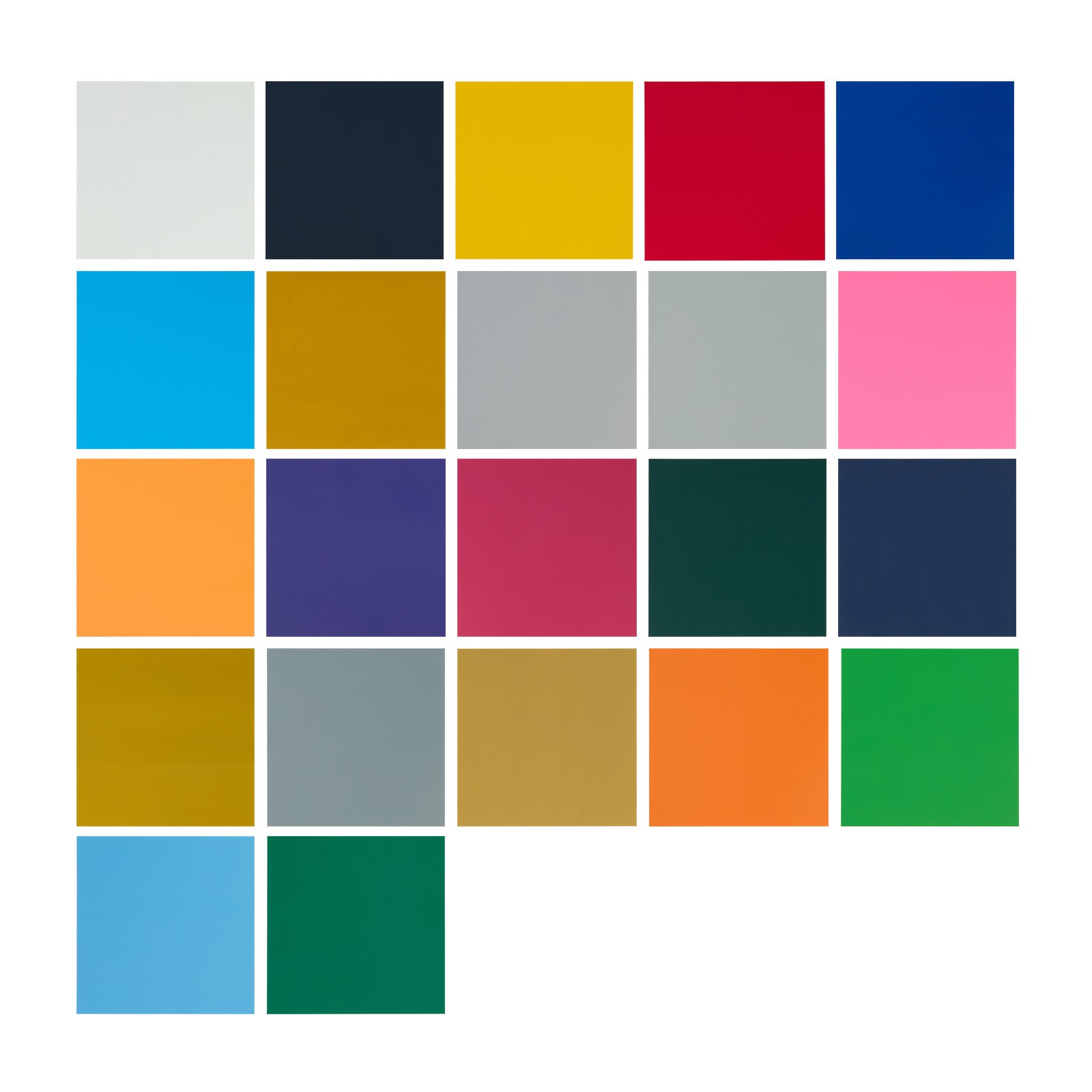 VEVOR Heat Transfer Vinyl HTV Iron on Vinyl Bundle 50 Pack 12 x 12 in Multicolor