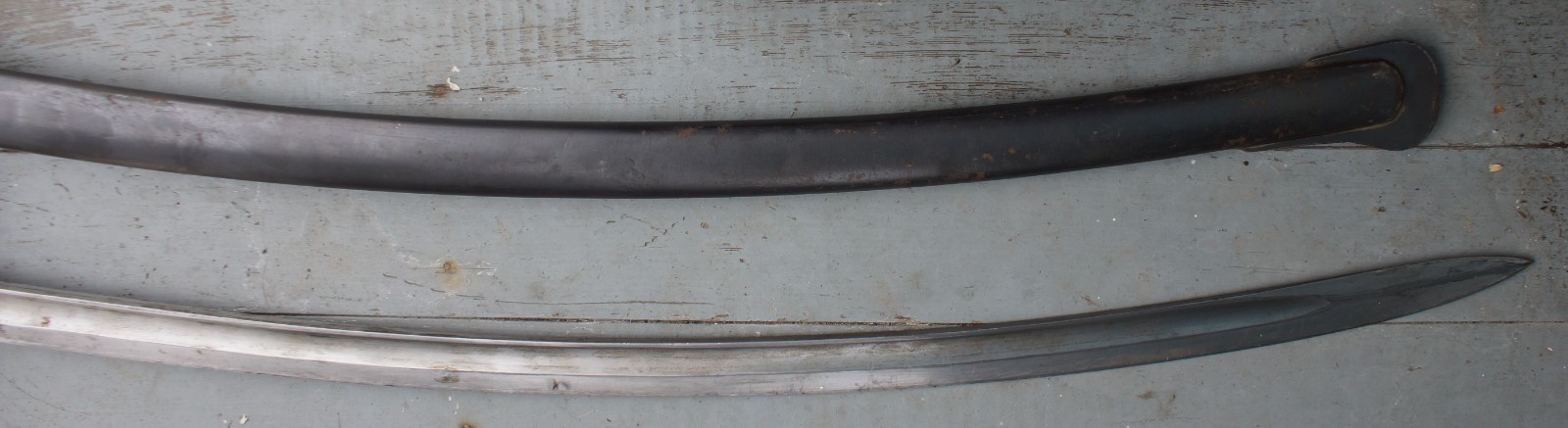 Imperial German Model 1873-1896 Artillery Saber w/ Scabbard Unit Marks FW HOLLER