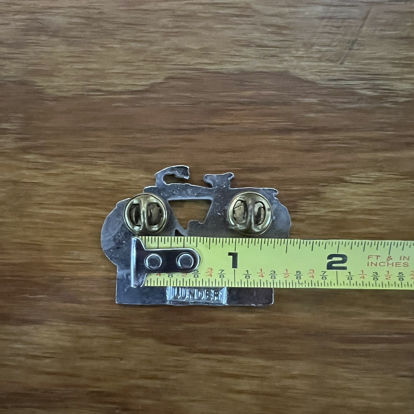 ROADMASTER LAPEL PIN VINTAGE RED BICYCLE STEEL METAL BRASS NOS