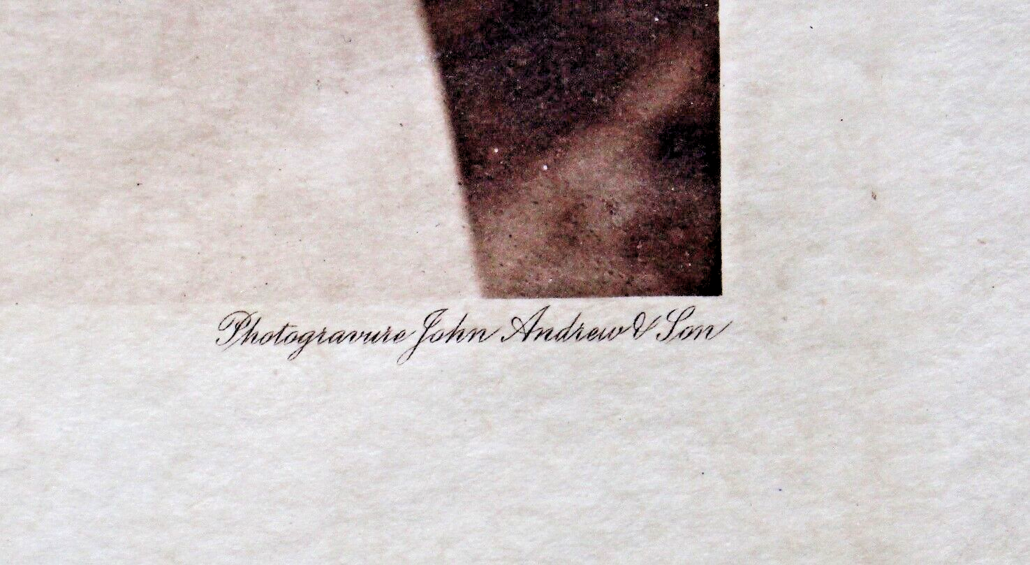 Original E S Curtis Large Format Photogravure on Japan Vellum "Gathering Hanamh"