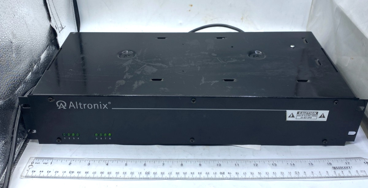 ALTRONIX Power Supply 8PTC 6-15VDC @ 4A Rack: Power Supply, 115V AC R615DC8ULCB