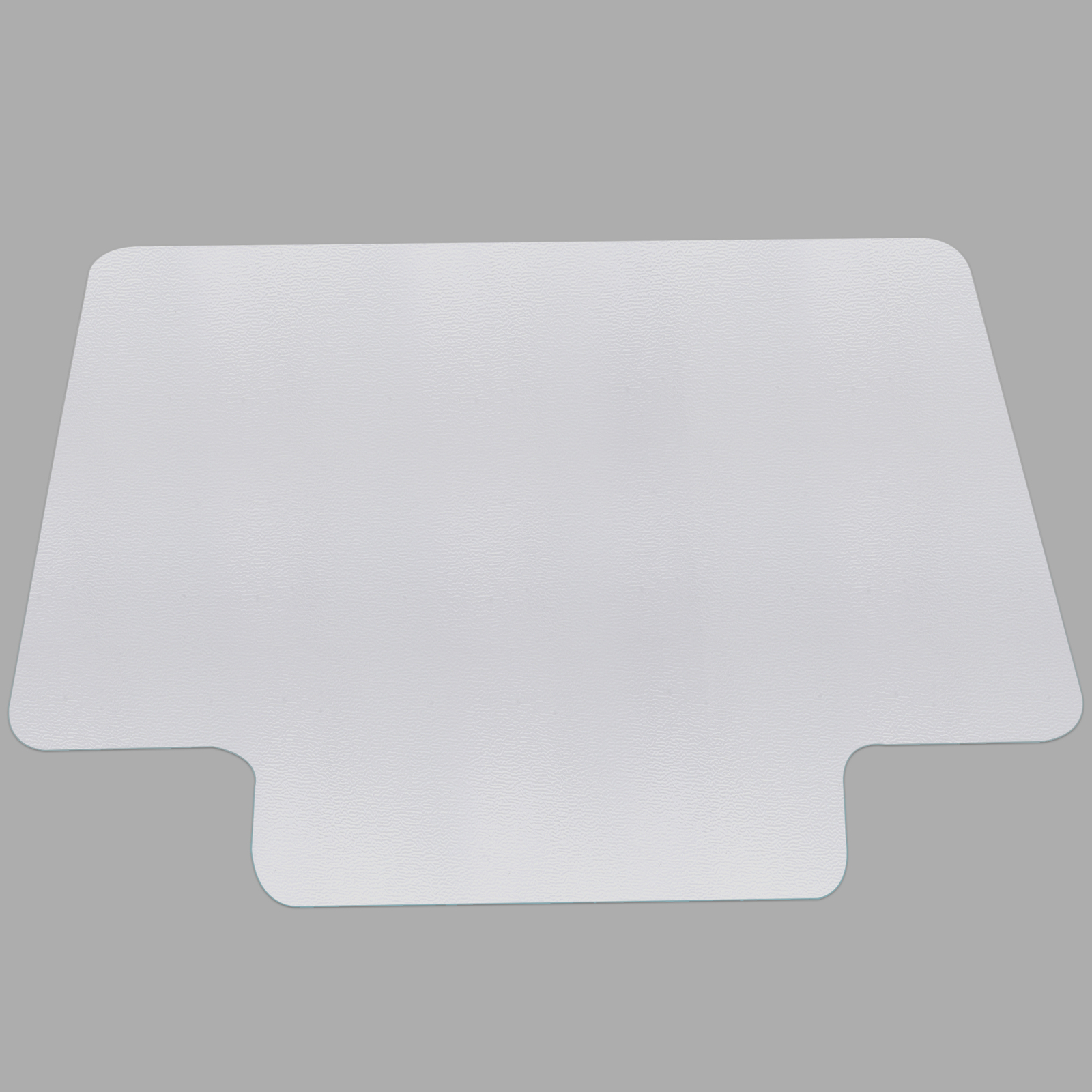 Office Desk Chair Mat for Hard Wood Floors 48" x 36" Clear PVC Floor Mat w/ Lip