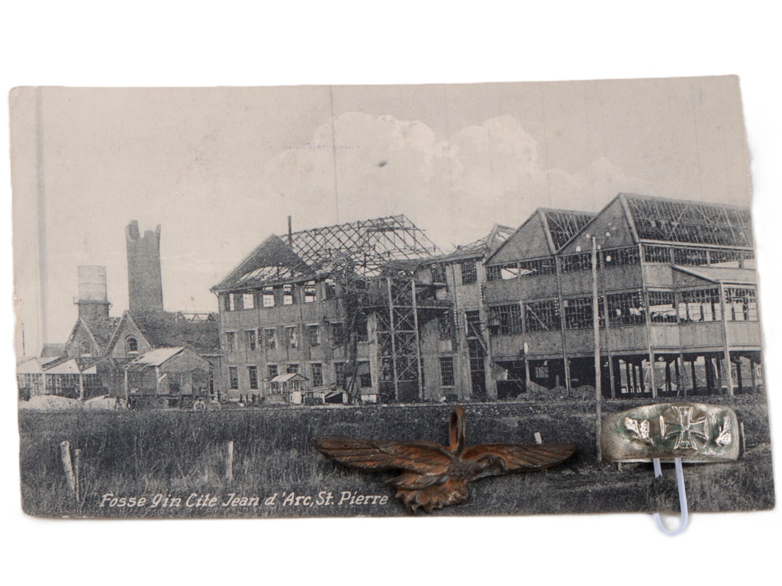 Work German aviation in France WW1 Ring Iron cross WWI Luftwaffe Air force set