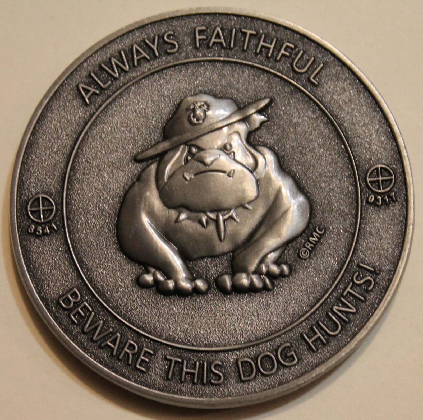 Scout Sniper Ghillie Suit MOS 8541 / 0317 This Dog Hunts! Marine  Challenge Coin