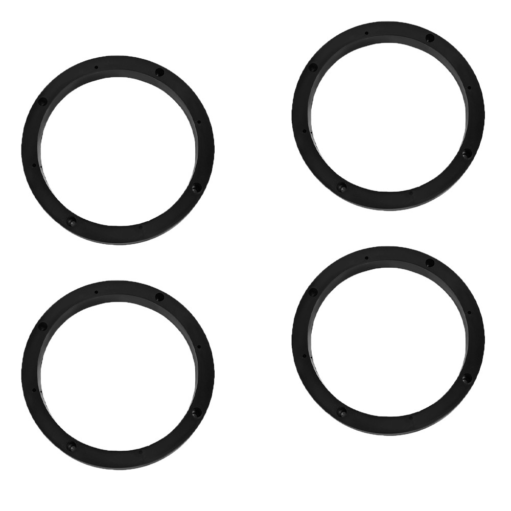 2 Pairs 6.5" Plastic 1/2" Speaker Spacer Rings Subwoofer Custom Mounting Adapter