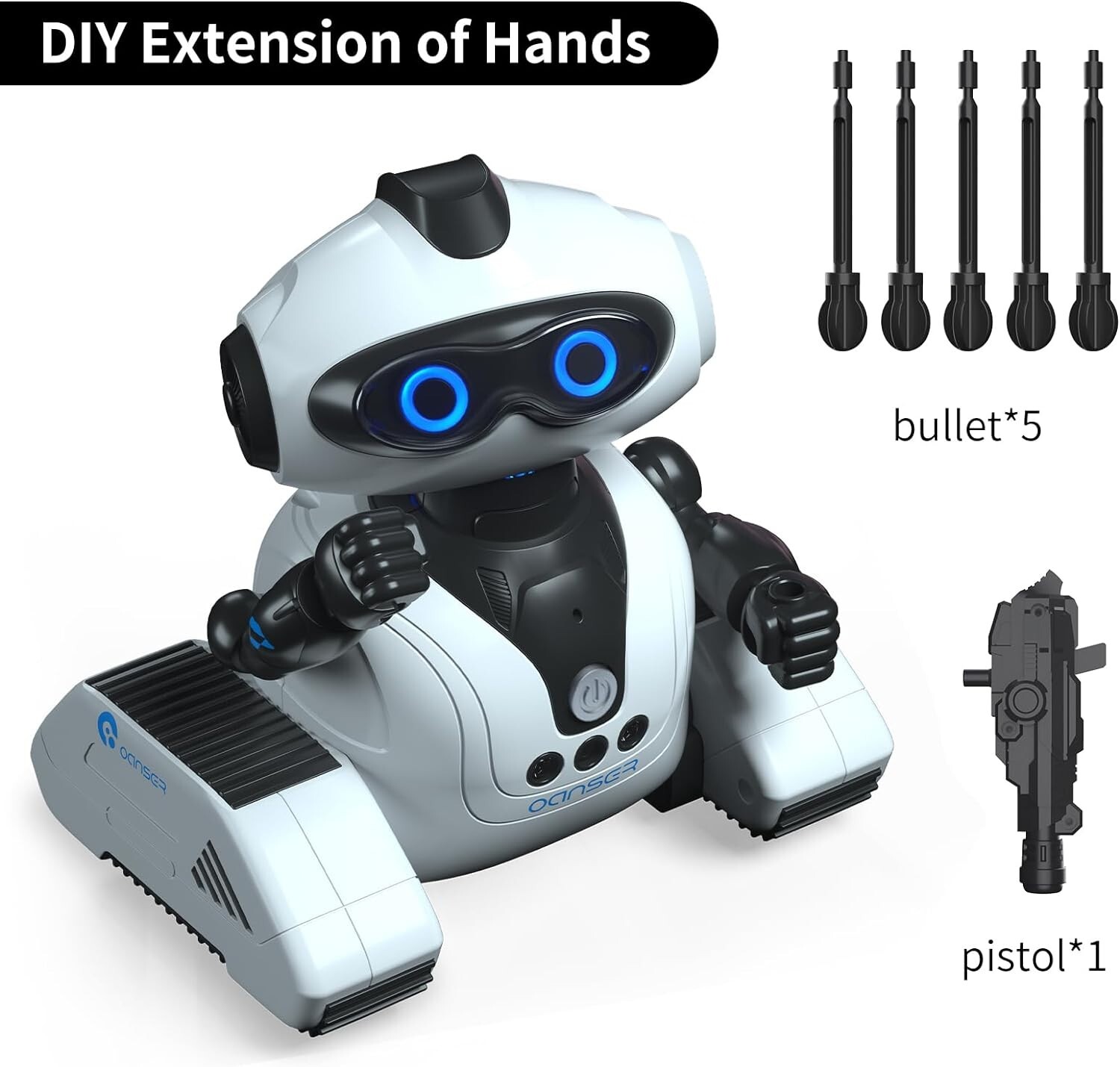 Rechargeable Robot Toy, RC Robot has Gesture Sensing & Voice Recording- NEW