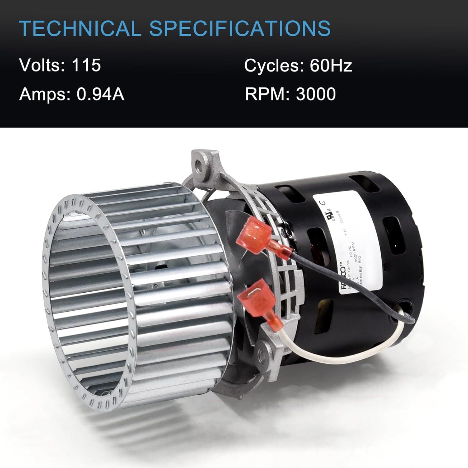 Englander PU-4C442 Distribution Blower Convection Room Air Fan Motor