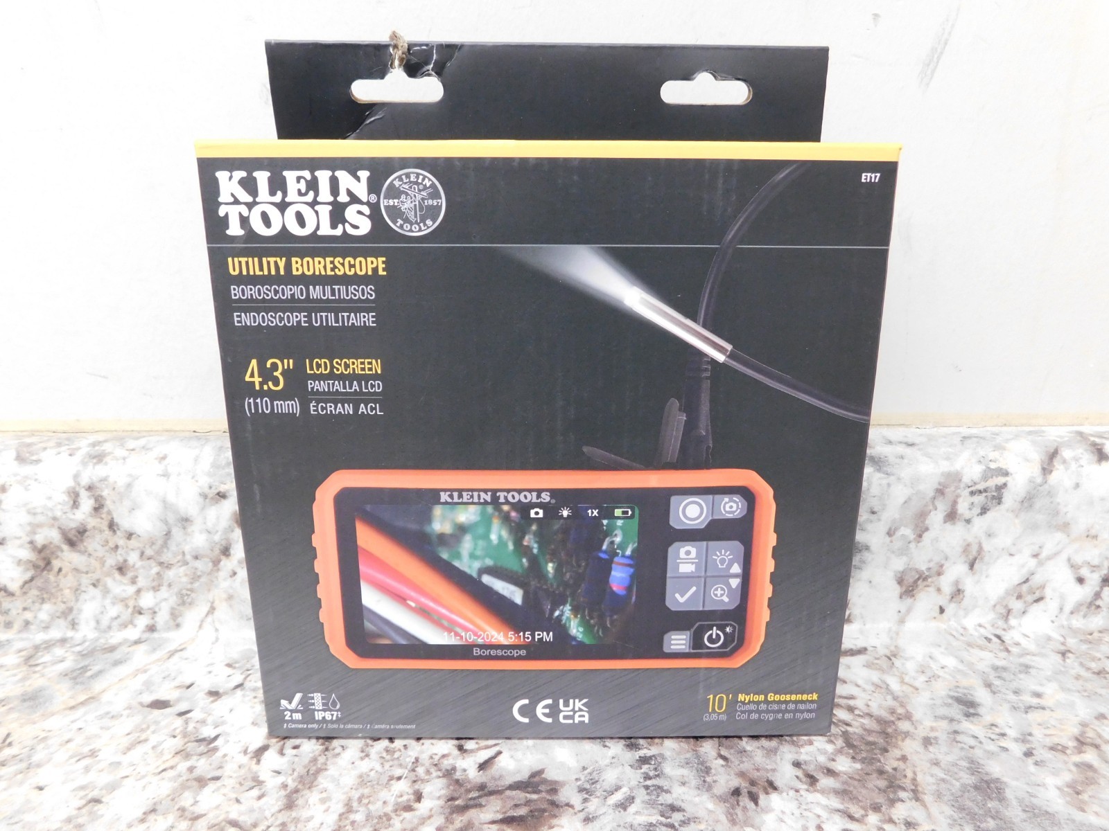 Klein ET17 Utility Borescope Inspection Camera
